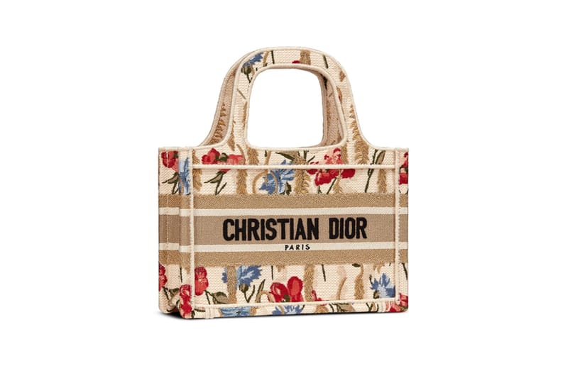 christian dior tote bag floral