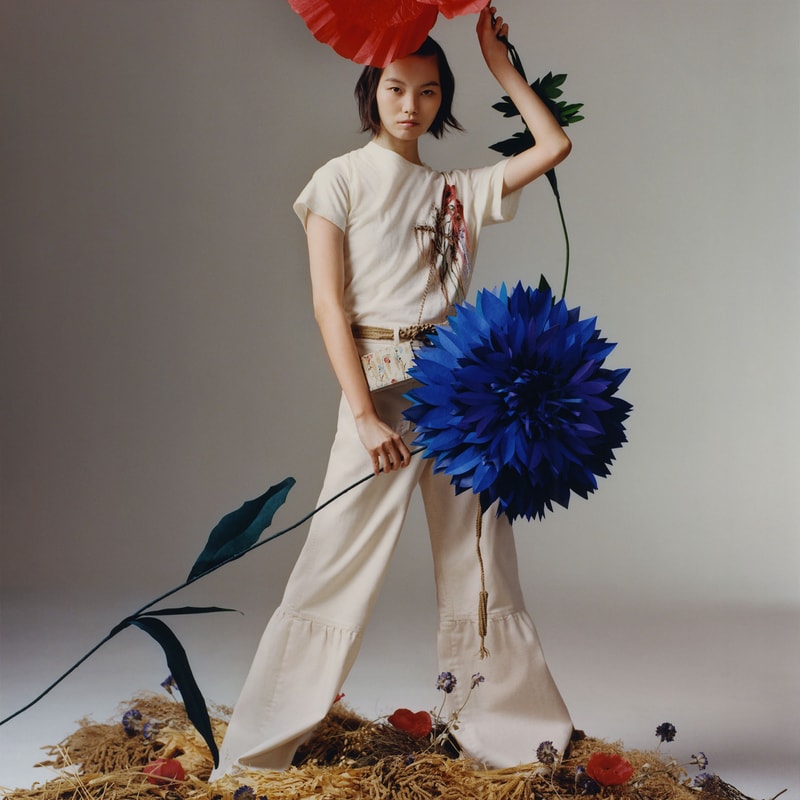 dior lunar chinese new year ox capsule collection flowers t-shirt trousers