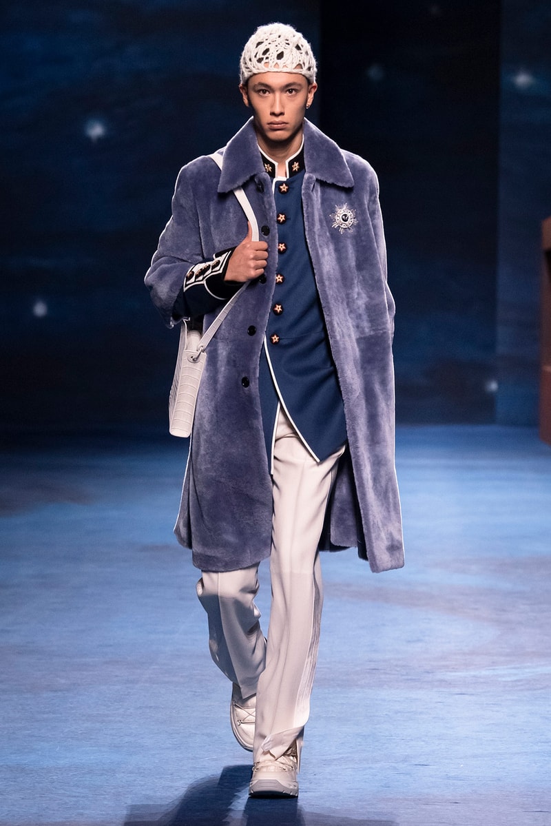 dior mens fall winter collection paris fashion week pfw kim jones runway show jackets coats hats bags pants