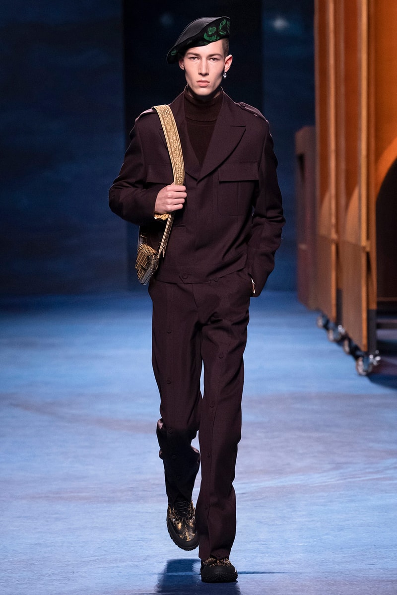 dior mens fall winter collection paris fashion week pfw kim jones runway show jackets coats hats bags pants