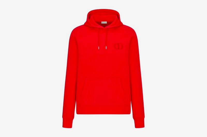 dior shawn stussy chinese lunar new year ox capsule collection hoodie red