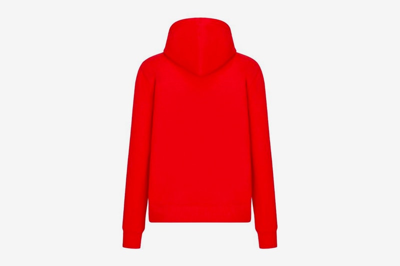 dior shawn stussy chinese lunar new year ox capsule collection hoodie red