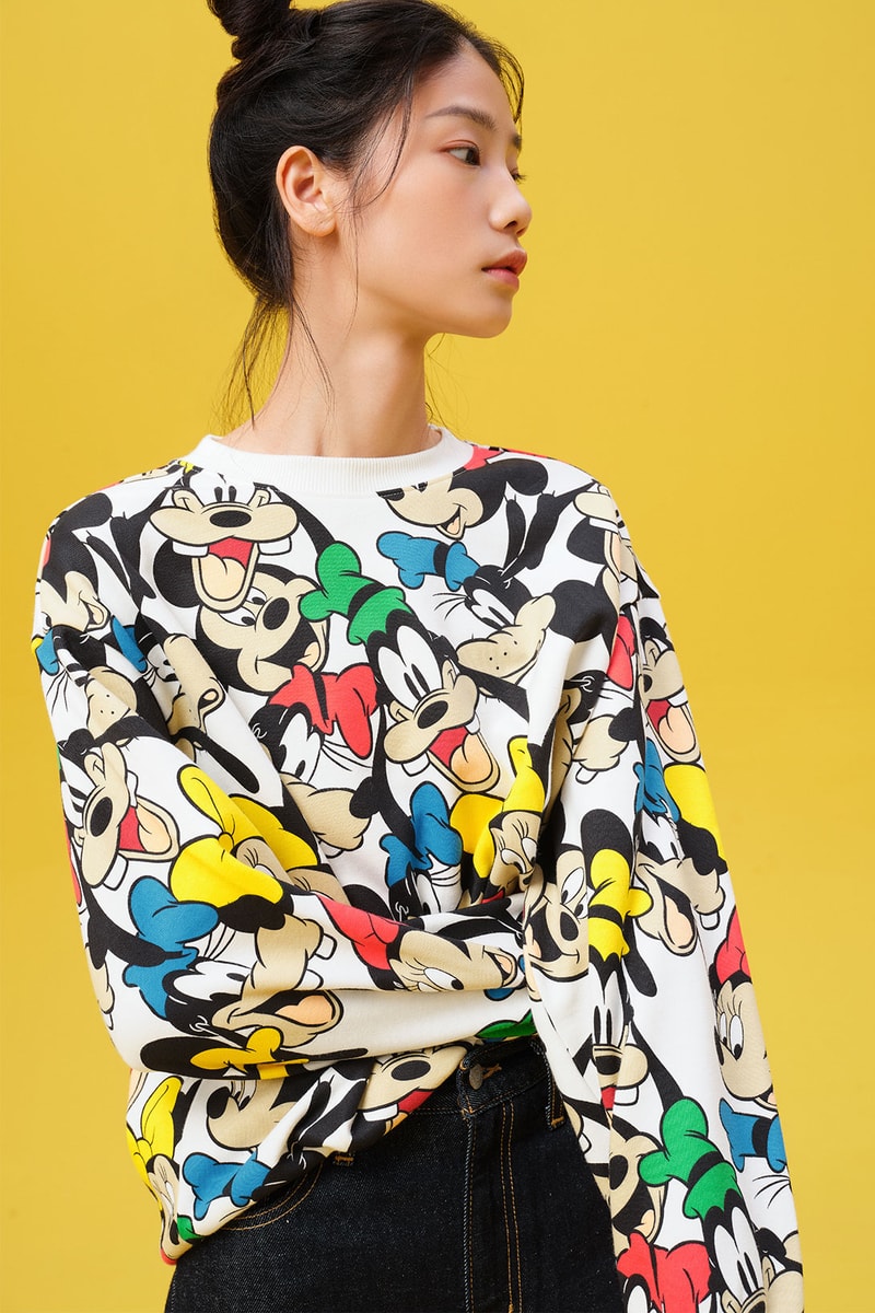 disney levis mickey and friends collaboation denim jeans pattern hoodie