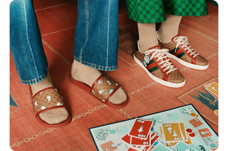 Doraemon x Gucci Collaboration Collection Lunar Chinese New Year Campaign Sneaker Phone Case