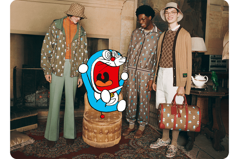 Doraemon x Gucci Collaboration Collection Lunar Chinese New Year Campaign Sneaker Phone Case