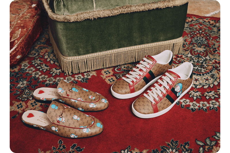 Doraemon x Gucci Collaboration Collection Lunar Chinese New Year Campaign Sneaker Phone Case