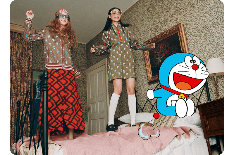 Doraemon x Gucci Collaboration Collection Lunar Chinese New Year Campaign Sneaker Phone Case