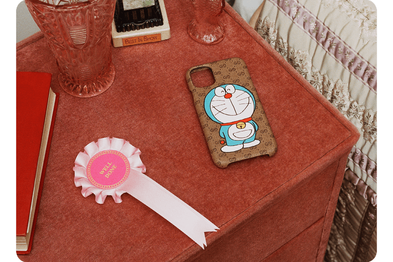 Doraemon x Gucci Collaboration Collection Lunar Chinese New Year Campaign Sneaker Phone Case