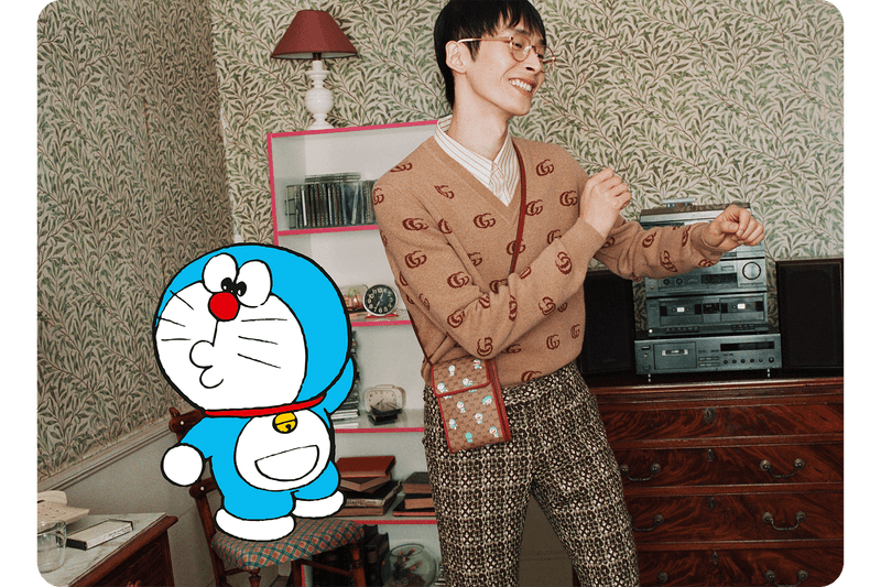 Doraemon x Gucci Collaboration Collection Lunar Chinese New Year Campaign Sneaker Phone Case