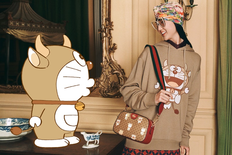 Doraemon x Gucci Collaboration Collection Lunar Chinese New Year Campaign Sneaker Phone Case