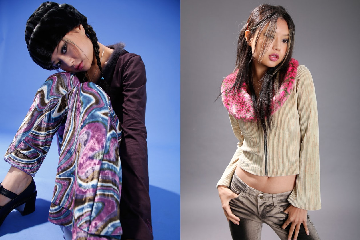 korean fashion emerging female fashion designers brands why not us seo jisoo fur cardigan pattern pants