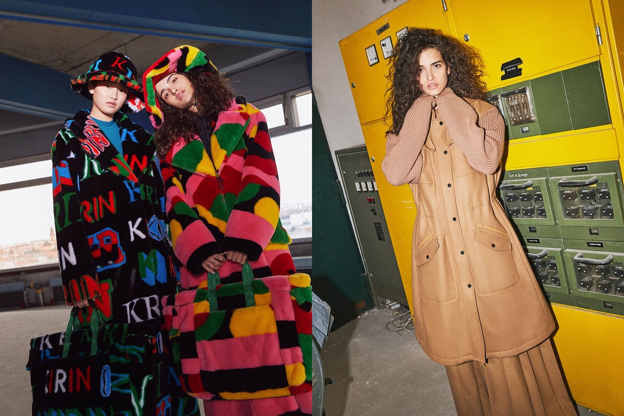 korean fashion emerging female fashion designers brands kirin peggy gou fall winter 2020 fw20 lookbook fur hat coat