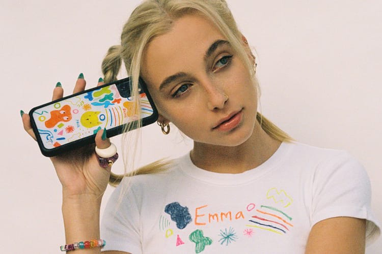 Emma Chamberlain Drops Hand-Drawn Phone Cover With Wildflower Cases