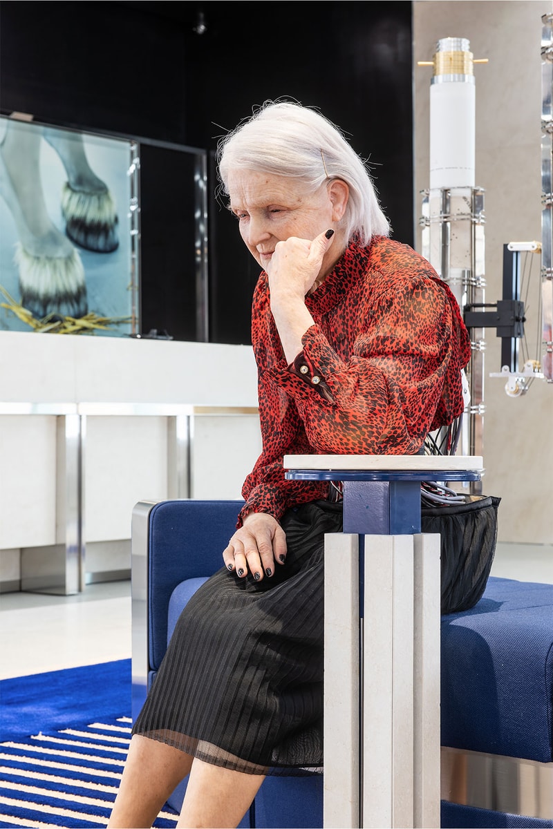 gentle monster flagship store opening santa clara california life-sized robots old lady donkeys interior