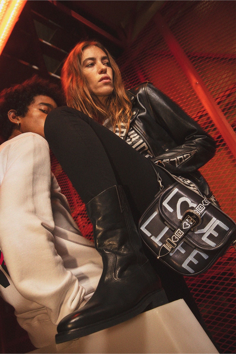 golden goose ggdb restar collection love life black crossbody handbag