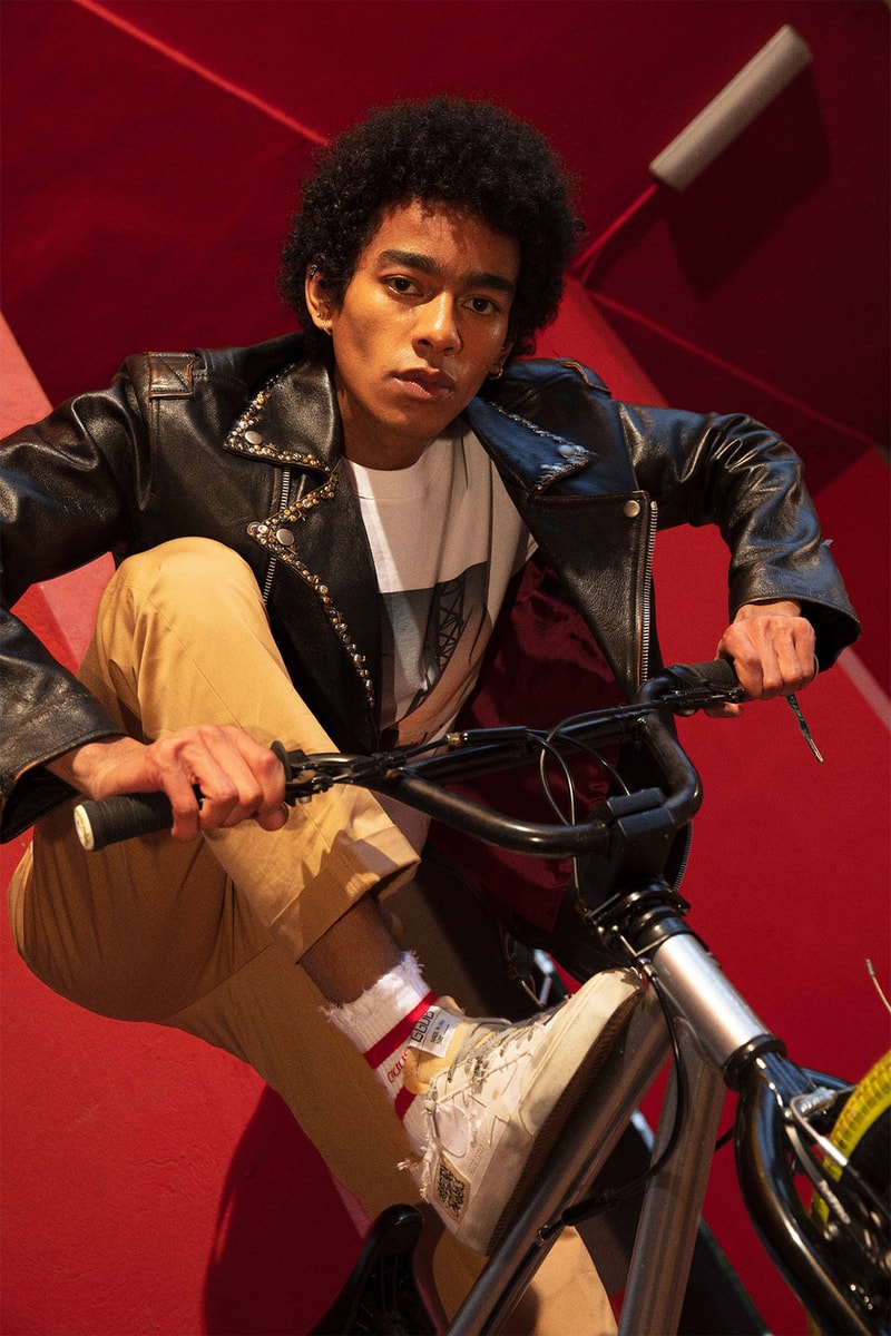 golden goose ggdb restar collection rider bike jacket leather super star sneakers