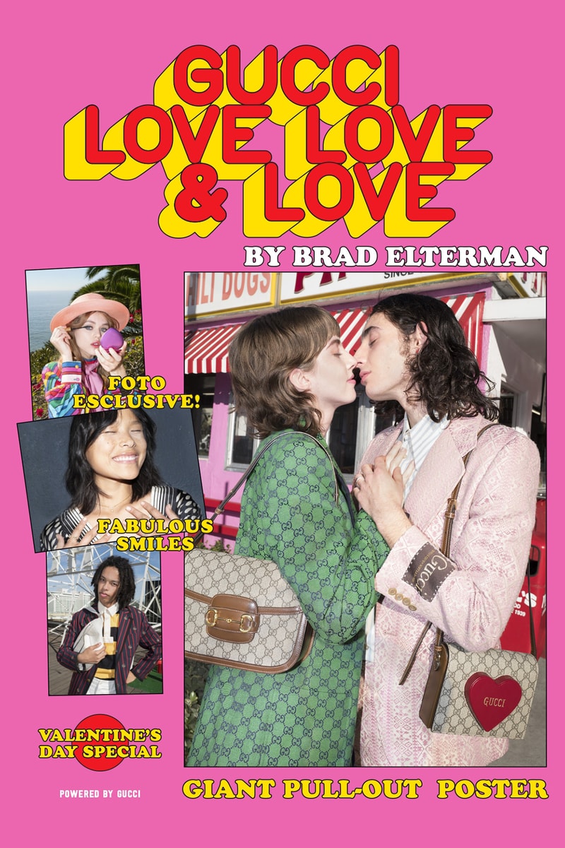 Gucci Valentine's Day Collection Campaign Bag Heart Monogram