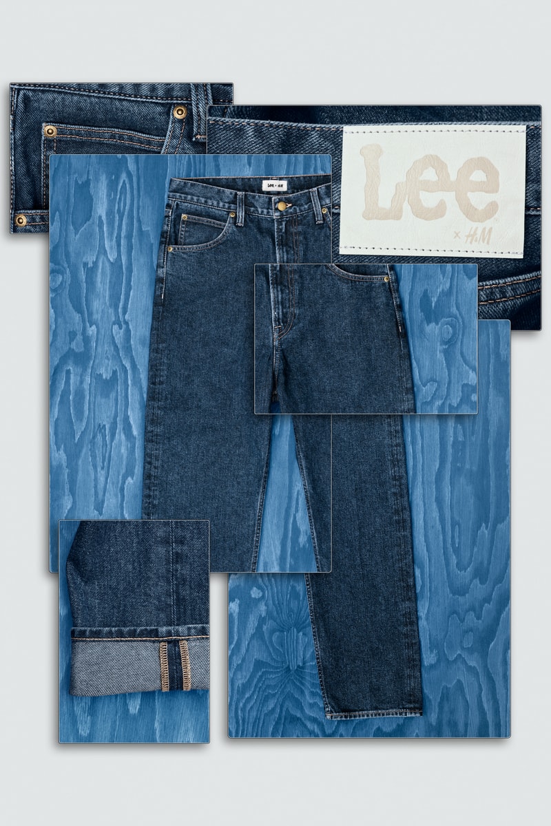Lee x H&M Sustainable Denim Capsule Collection Fashion Recycled Cotton