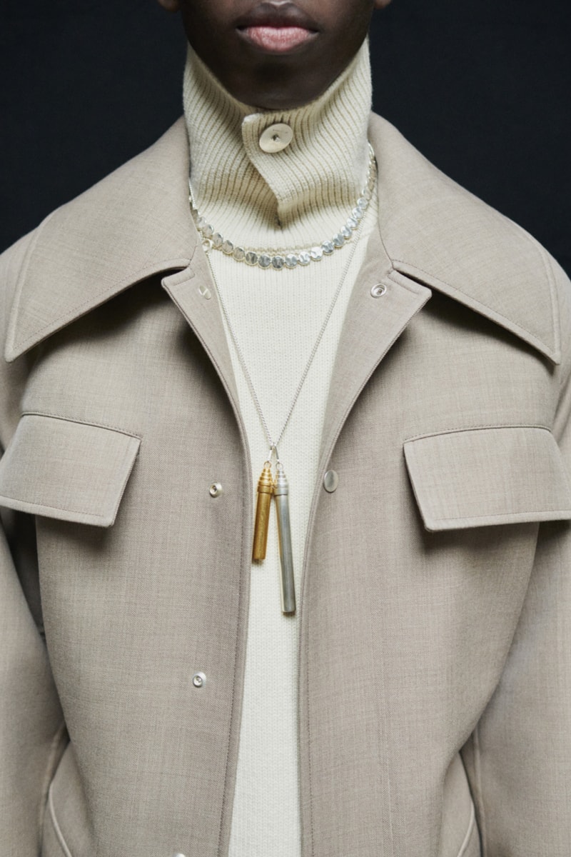 jil sander menswear fall winter fw21 collection lookbook wool jacket coat sweater
