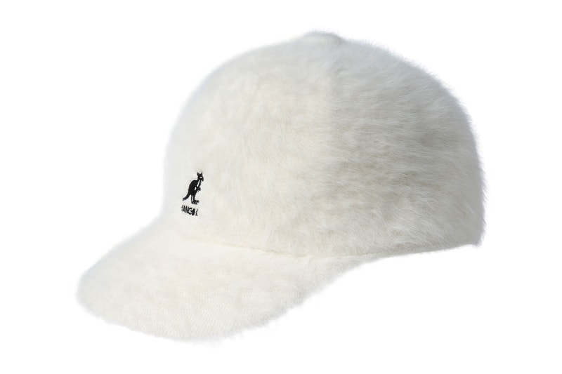kangol fall winter fw201 headwear collection hats accessories cap faux fur angora white