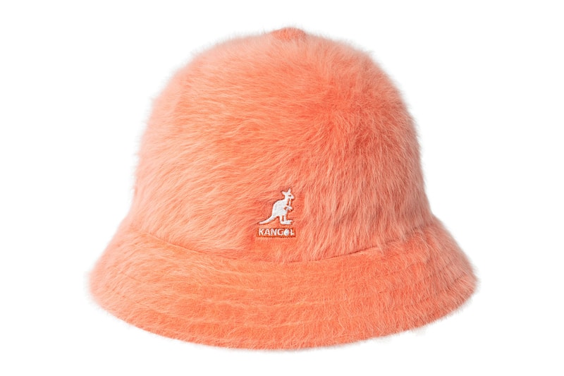 kangol fall winter fw201 headwear collection hats accessories bucket faux fur angora orange