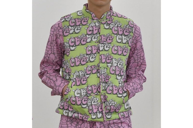 KAWS x COMME des GARCONS SHIRT Fall/Winter 2021 Collaboration Show Collection Bag