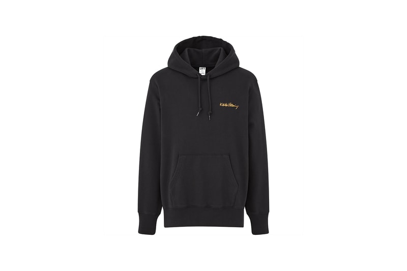 keith haring uniqlo collaboration hoodies black