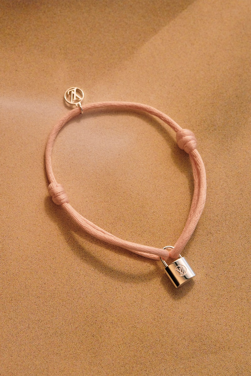 louis vuitton silver lockit bracelets unicef makeapromise campaign donation charity pink