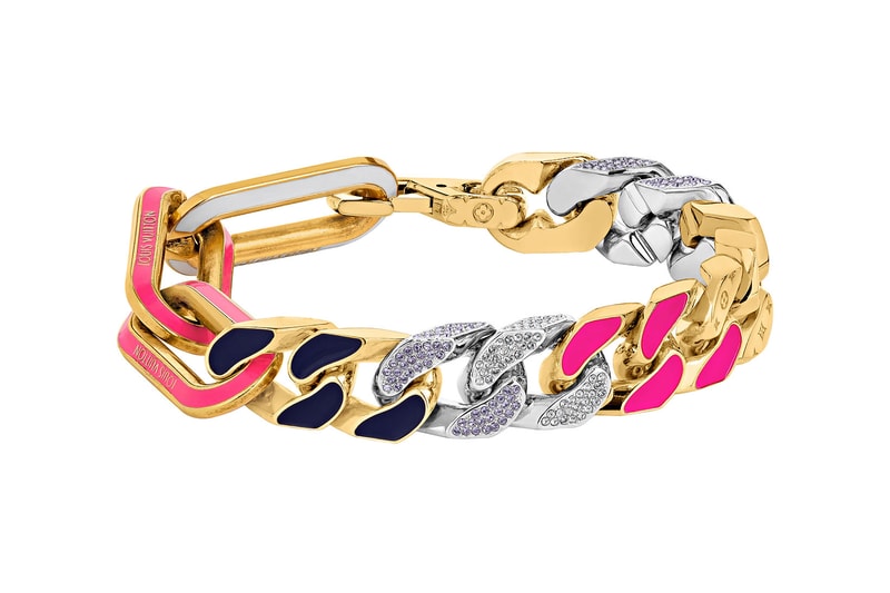 louis vuitton lv mens zoooom with friends spring summer 2021 ss21 collection virgil abloh accessories chain bracelet