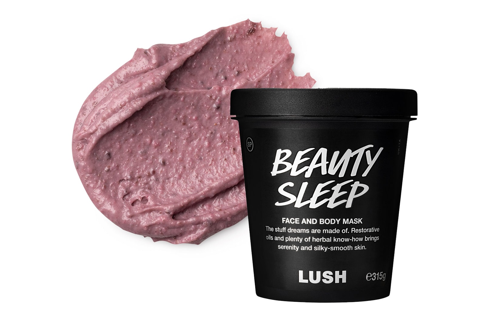 lush cosmetics beauty sleep face and body mask