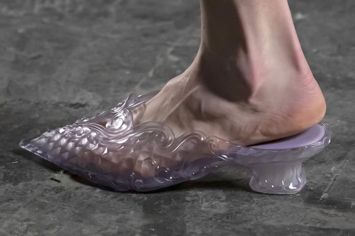 Melissa x Y/Project Unveil Rococo-Inspired "Jelly" Mules on Runway