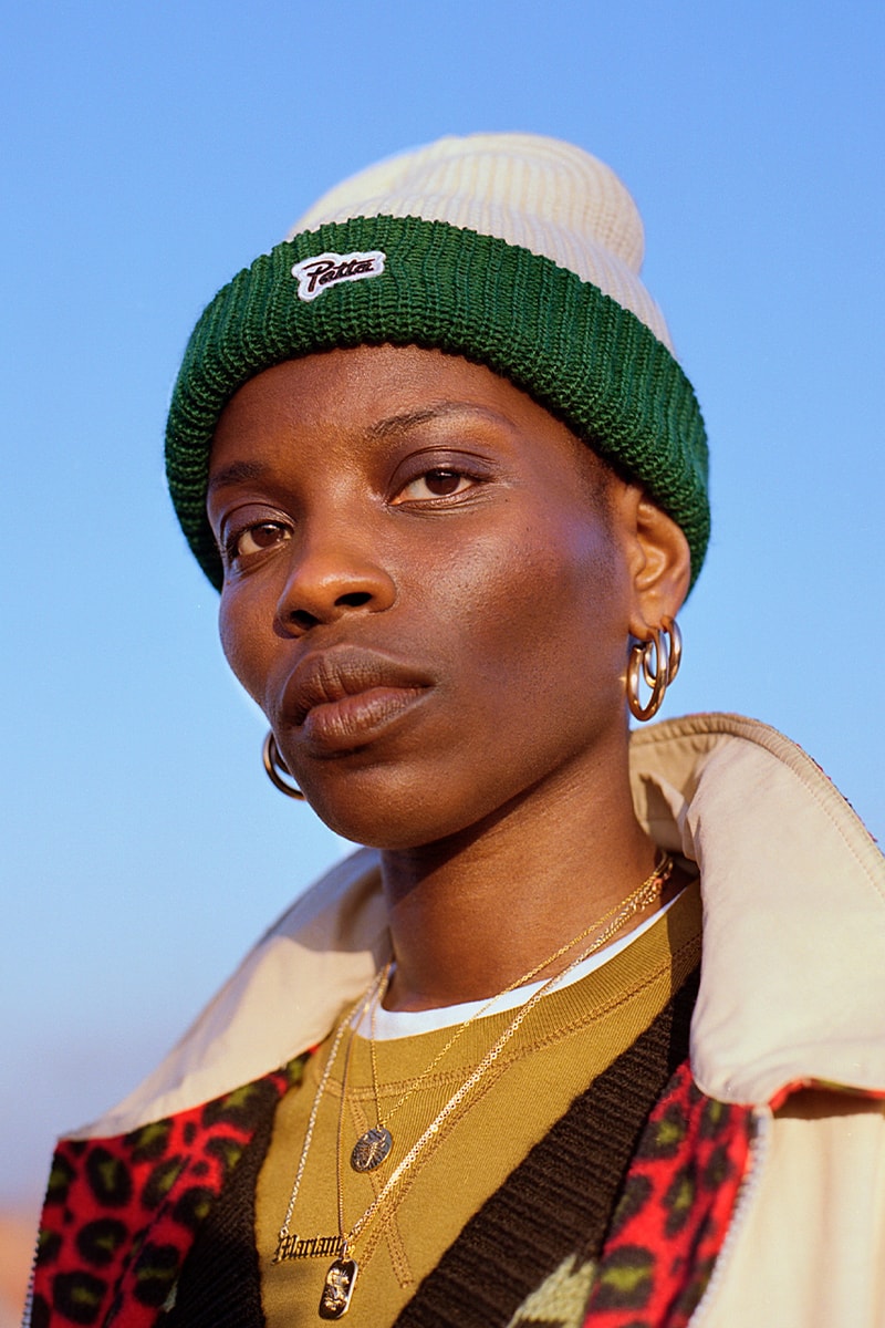 patta new balance nb 991 collaboration beanie earrings winter style