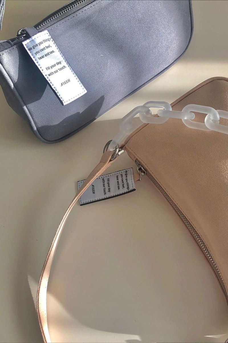 nieeh blackpink jennie brand chahee melody day rumors suede leather bag chain 