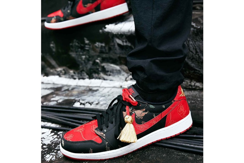 Nike Air Jordan 1 Low Lunar Chinese New Year Red Black