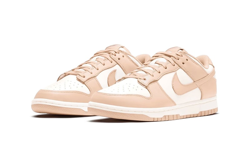 nike dunk low womens sneakers pastel pink orange pearl colorway footwear shoes sneakerhead