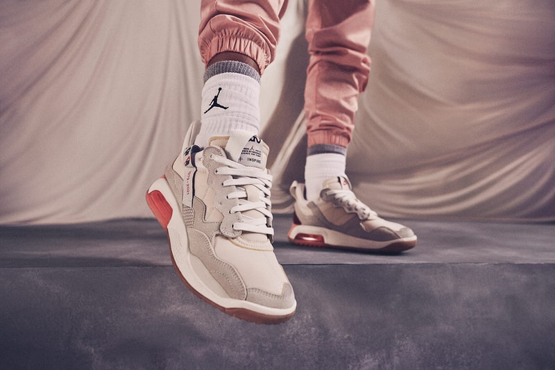 nike jordan brand future primal womens collection ma 2 sneakers socks pink sneakerhead footwear close up shoes