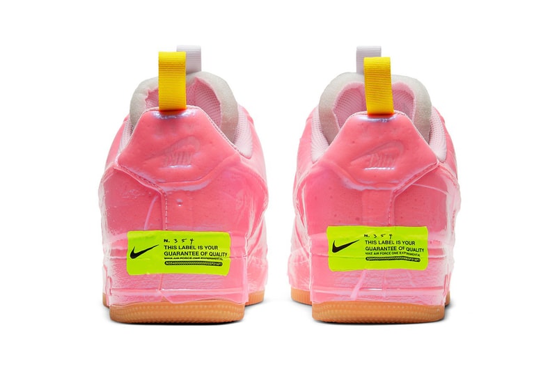 Nike N. 354 Air Force 1 Experimental "Racer Pink"