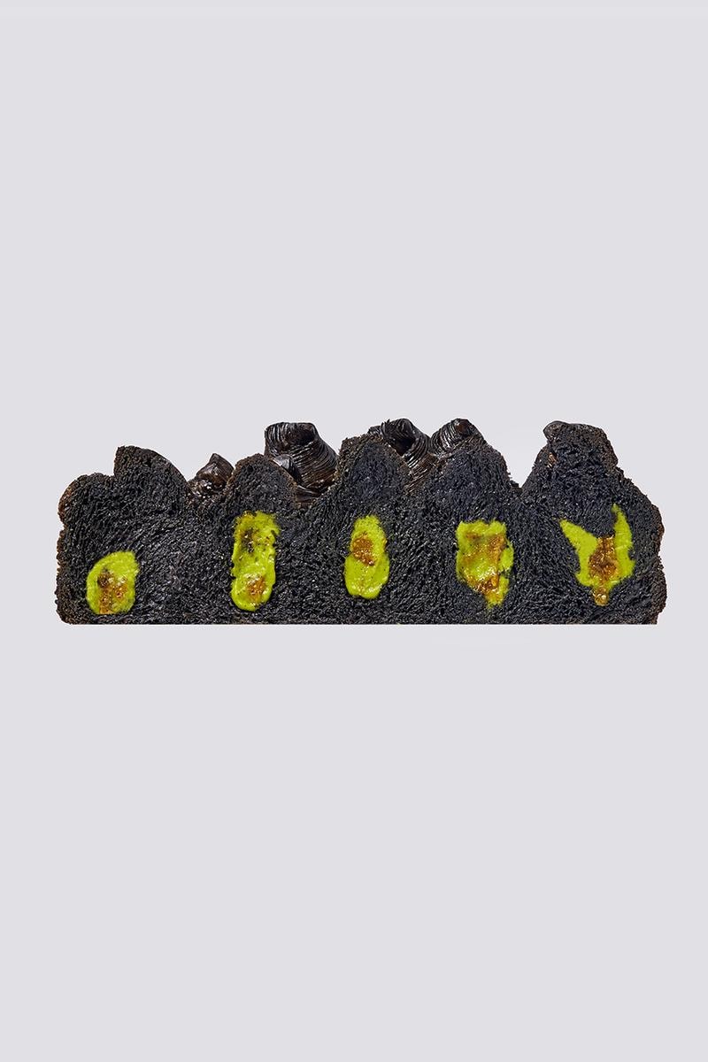 nudake gentle monster dessert brand seoul flagship cake black pastry filling