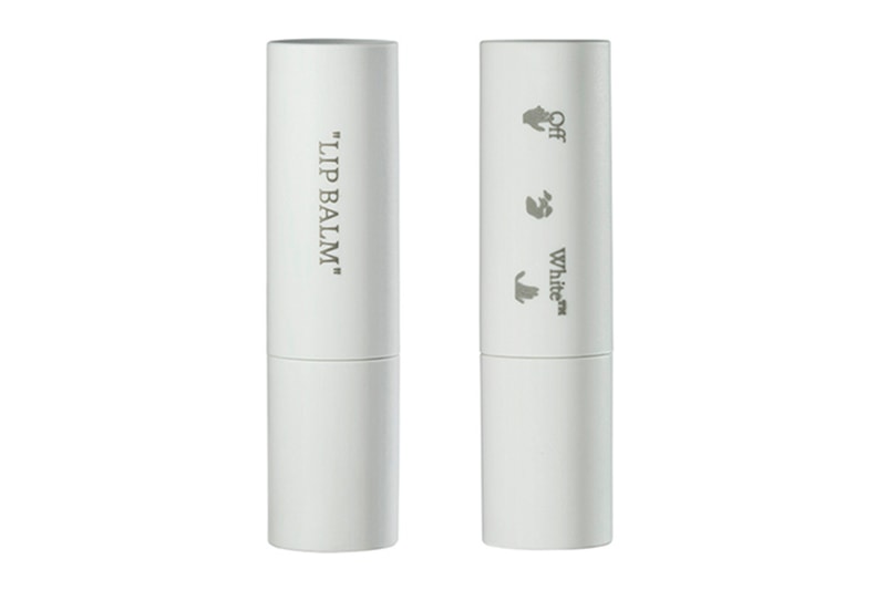 off-white amorepacific k-beauty collaboration virgil abloh lip balm