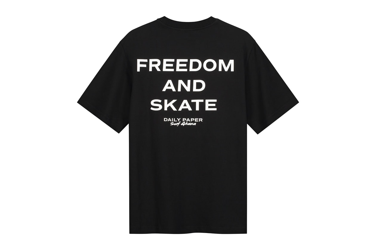 off-white daily paper surf ghana first freedom skate park collaboration t-shirts Tree bucket hats