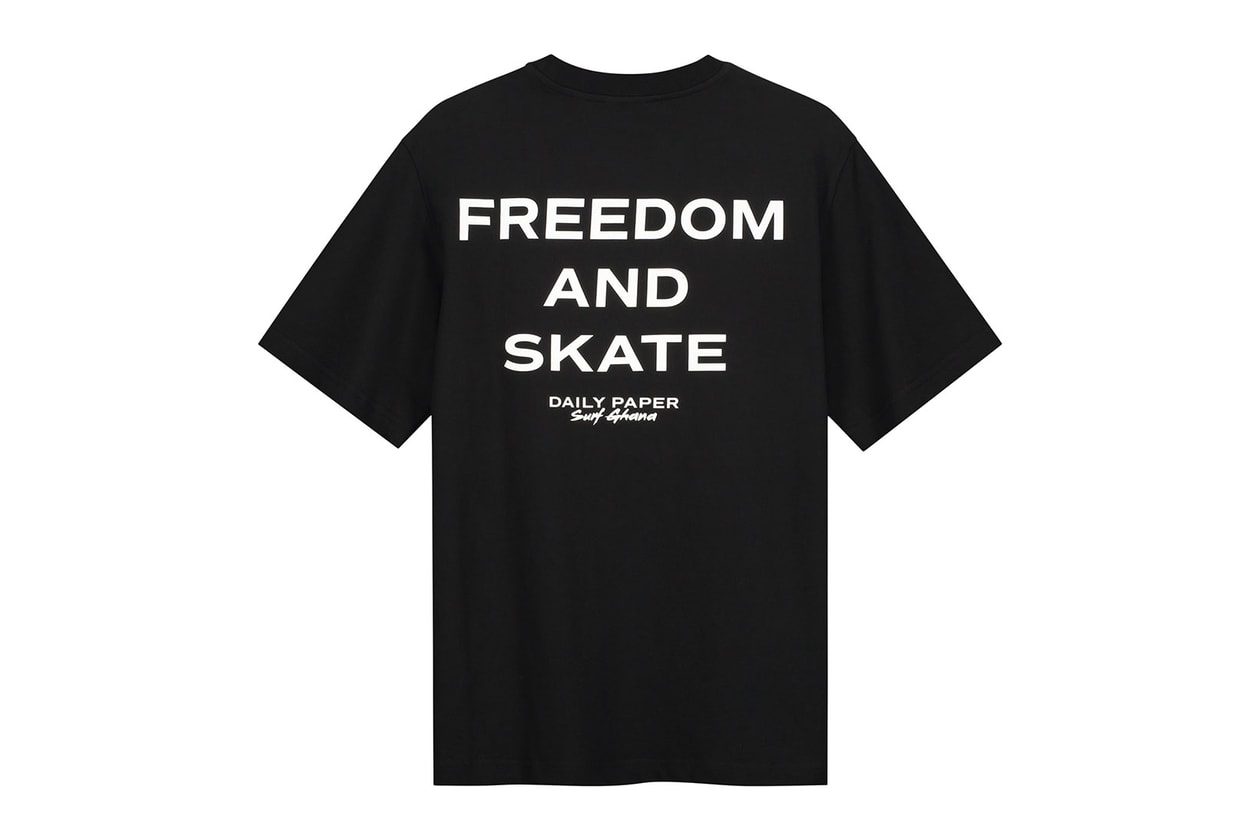 off-white daily paper surf ghana first freedom skate park collaboration t-shirts bucket hats