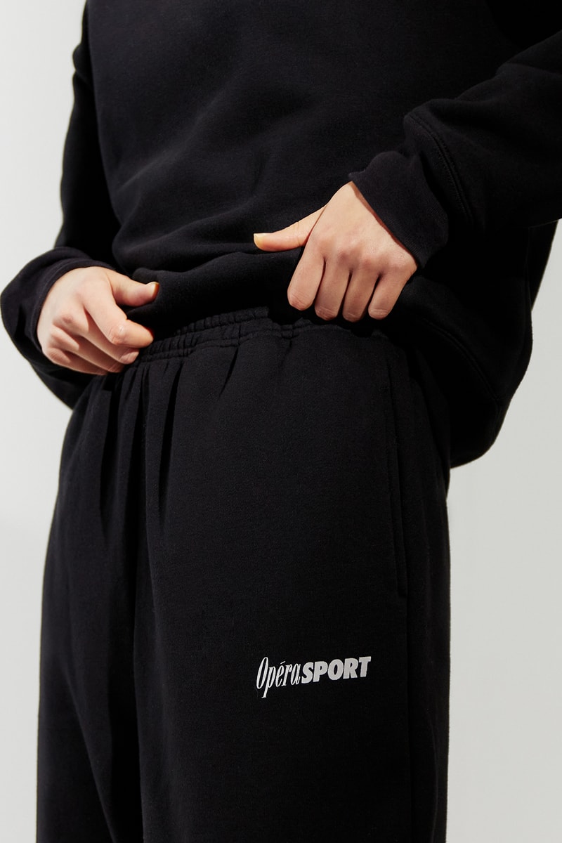 OpéraSPORT Rolando Unisex Logo Sweatsuit Sweatshirt Crewneck Sweater Renard Sweatpants Black Copenhagen Brand Awa Stelter Stephanie Gundelach