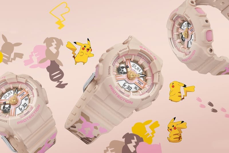 G-SHOCK Collaborates With Pokémon on Pikachu BABY-G Watch