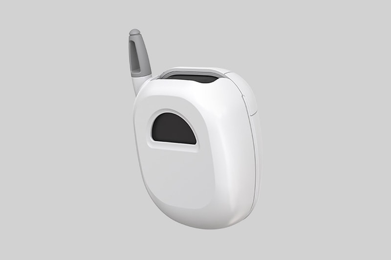 samsung galaxy buds pro anycall protective case sgh t100 white phone back view
