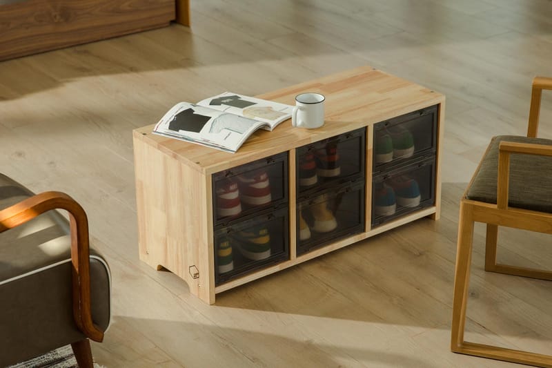 This Sneaker Storage Bench Is the Sleekest Way To Organize Your Kicks
