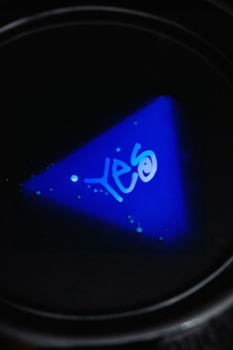 stussy mattel creations magic 8 ball collaboration toy fortune teller black blue yes