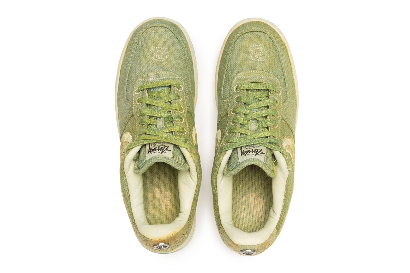 stussy hand dyed air force 1