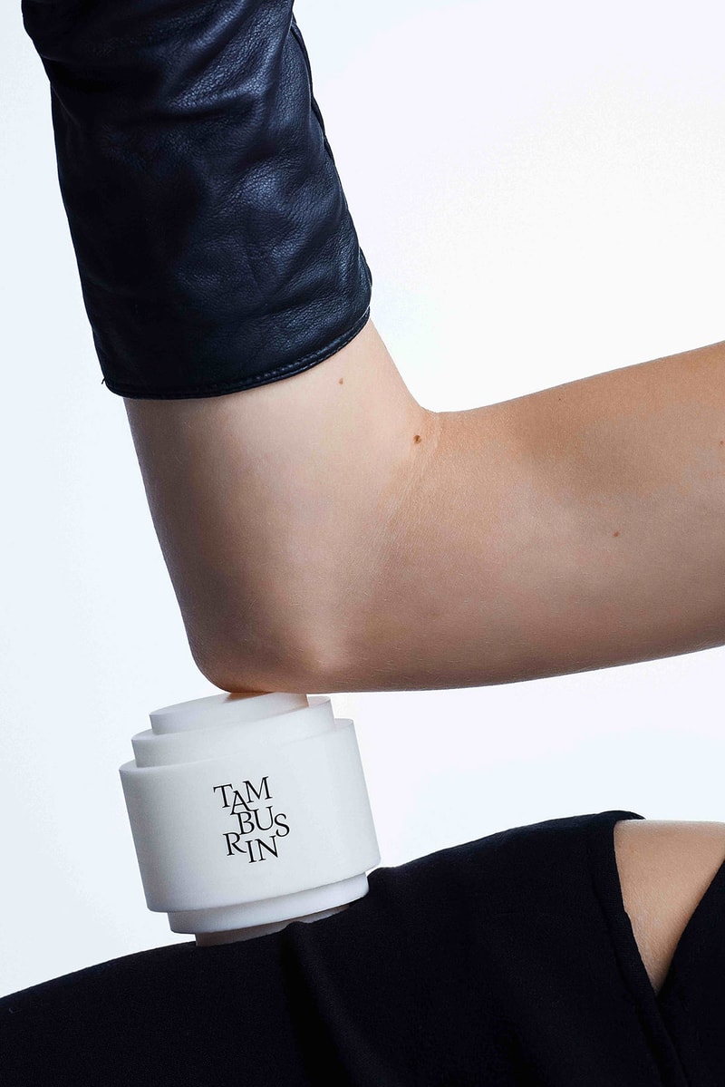 tamburins the shell perfume hand cream k-beauty skincare packaging