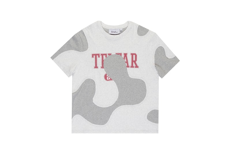 telfar camo tee t shirt apparel gray red