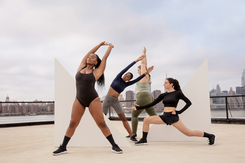 thinx activewear period absorbing leggings bike training shorts leotard black olive green long sleeve top tank socks city skyline stretch